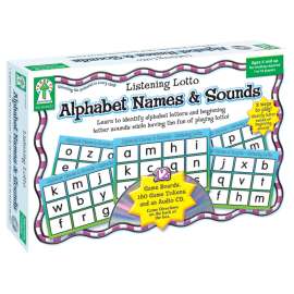 Listening Lotto: Alphabet Names & Sounds Board Game, Grade PK-1