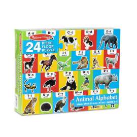 Animal Alphabet Floor Puzzle, 24 Pieces