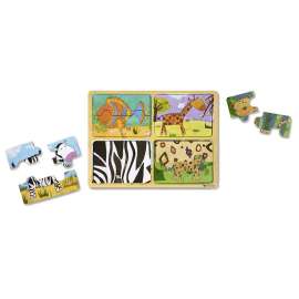 Natural Play Wooden Puzzle: Animal Patterns
