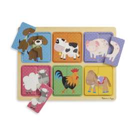 Natural Play Wooden Puzzle: Farm Friends