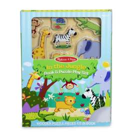 Book & Puzzle Play Set: In the Jungle