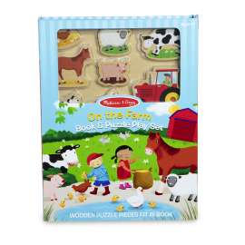 Book & Puzzle Play Set: On the Farm