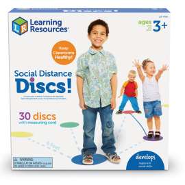 Social Distance Discs!, 30 Discs with Measuring Cord