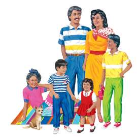 Hispanic Family Flannelboard Set, Pre-cut