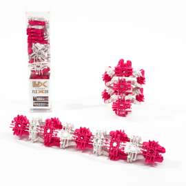 Fidget Flexers, Neon Pink/White