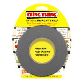 Cling Thing® Display Strip, Gray