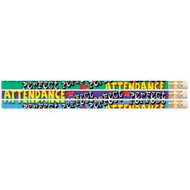 Perfect Attendance Motivational Pencil, Pack of 144