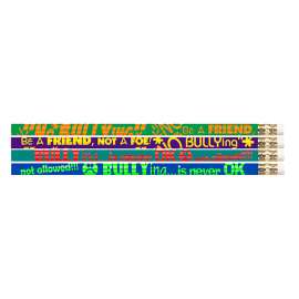 No Bullying Motivational Pencils, Pack of 144