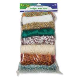 Budget Yarn Pack, Assorted Colors, 16 oz., 16 Skeins