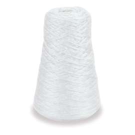 4-Ply Double Weight Rug Yarn Refill Cone, White, 8 oz., 315 Yards