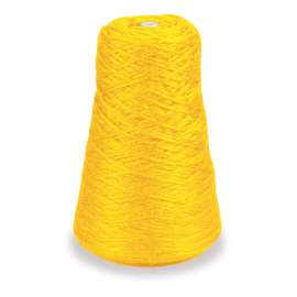 4-Ply Double Weight Rug Yarn Refill Cone, Yellow, 8 oz., 315 Yards