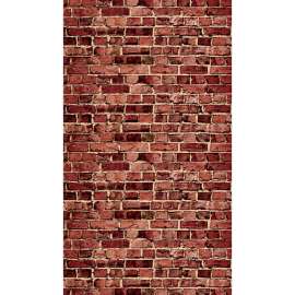 Photography Backdrop Paper, Aged Red Brick, 48" x 12', 4 Rolls
