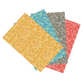 Photography Backdrop Paper, Assorted Bokeh (1 ea.: Gold, Blue, Gray & Red), 48" x 12', 4 Rolls