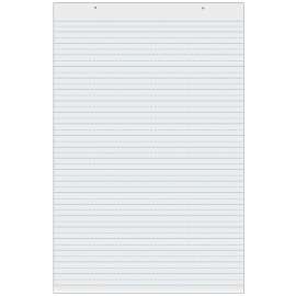 Ruled Tagboard Sheets, White, Lightweight, 1-1/2" Ruled Short, 24" x 36", 100 Sheets