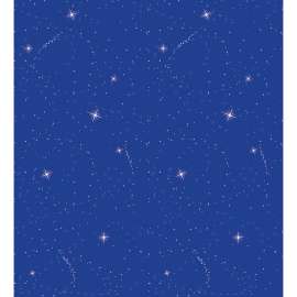Bulletin Board Art Paper, Night Sky, 48" x 12', 4 Rolls