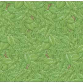 Bulletin Board Art Paper, Tropical Foliage, 48" x 12', 4 Rolls