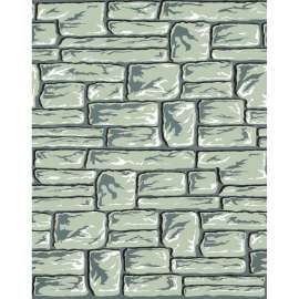 Bulletin Board Art Paper, Flagstone, 48" x 50', 1 Roll