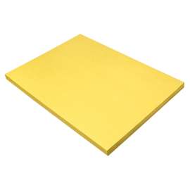Construction Paper, Yellow, 18" x 24", 100 Sheets