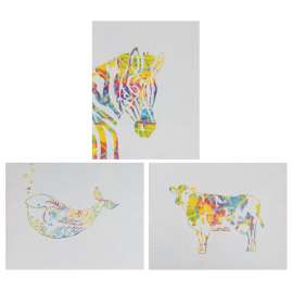 Art Papers, Radiant Gradient, 8-1/2" x 11", 12 Sheets Per Pack, 3 Packs
