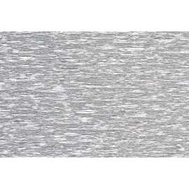 Extra Fine Crepe Paper, Metallic Silver, 19.6" x 78.7"
