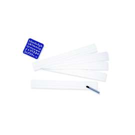 Zaner-Bloser Sentence Strips, White, 1-1/2 in x 3/4 in x 3/4 in ruled 3" x 24", 100 Strips