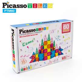 Mini Diamond Magnetic Building Block, 60-Piece Set