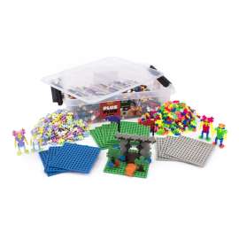 Plus-Plus® School Set, Assorted Colors, 3600 Pieces with 12 Baseplates