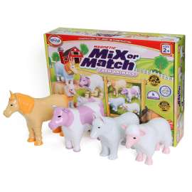 Magnetic Mix or Match® Farm Animals, Pastel