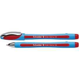 Slider Memo XB Ballpoint Pen, 1.4 mm, Red Ink, Single Pen