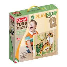 Mix-N-Match Wood Puzzle, Endangered Animals