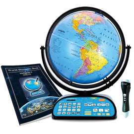 Intelliglobe II Deluxe Interactive Globe, 12"