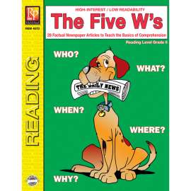 The Five WВ’s Book, Reading Level 5