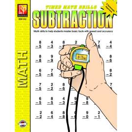 Timed Math Drills: Subtraction Workbook