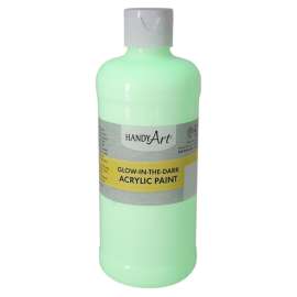 Glow-in-the-Dark Acrylic Paint 16 oz., Clear Glow