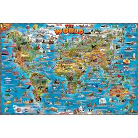 World Illustrated 250 Piece Jigsaw Puzzle