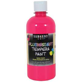 Tempera Paint, Pink Neon, 16 oz.