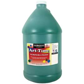 Art-Time® Tempera Paint, Green, Gallon