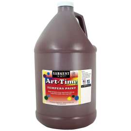 Art-Time® Tempera Paint, Brown, Gallon