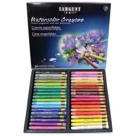 Watercolor Crayons, 36 Colors