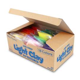 Air Light Clay Set, 18 Colors, 24 Count