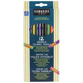 Erasable Colored Pencil, 7", Pack of 12