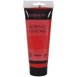 Acrylic Paint Tube, 120 ml, Cadmium Red Hue