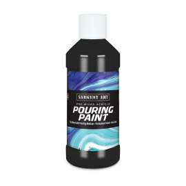 Acrylic Pouring Paint, 8 oz, Black