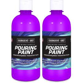 Acrylic Pouring Paint, 16 oz, Violet, Pack of 2