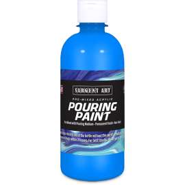 Acrylic Pouring Paint, 16 oz., Spectral Blue