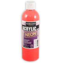 Neon Acrylic Pint, 16 oz, Red