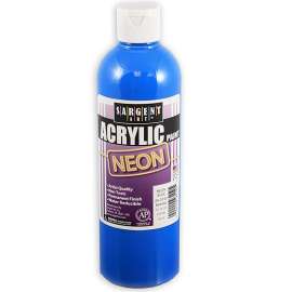 Neon Acrylic Pint, 16 oz, Blue