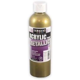Metallic Acrylic Paint, 16 oz, Antique Gold