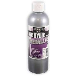 Metallic Acrylic Paint, 16 oz, Silver