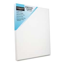 Stretched Canvas, 100% Cotton, Double Primed, 16" x 20"